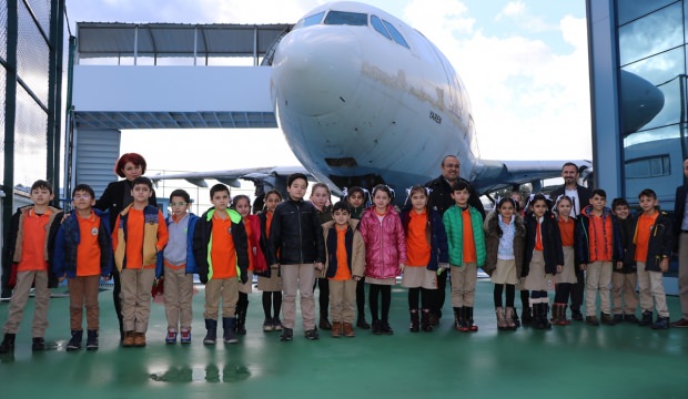 UÇAK DERSLİĞE İLGİ BÜYÜK!