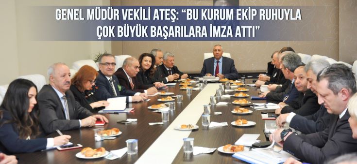 DHMİ GENEL MÜDÜR VEKİLİ ATEŞ’İN ÇALIŞMA TOPLANTISI