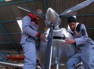 LİSE ÖĞRENCİLERİNİN MONTE ETTİĞİ UÇAK İLK SEFERİNİ YAPTI