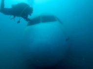 DENİZE BATIRILAN UÇAĞA İLK DALIŞ