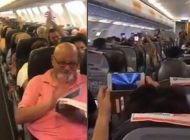 UÇAKTA ”HERŞEY GÜZEL OLACAK ANONSU”