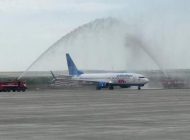 TÜRK FİRMASININ İNŞA ETTİĞİ HAVALİMANINDA TEST UÇUŞU