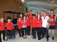 PARALİMPİK YÜZME MİLLİ TAKIMI YURDA DÖNDÜ