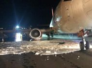 YOLCU UÇAĞI İNİŞ SIRASINDA BÜYÜK TEHLİKE ATLATTI !