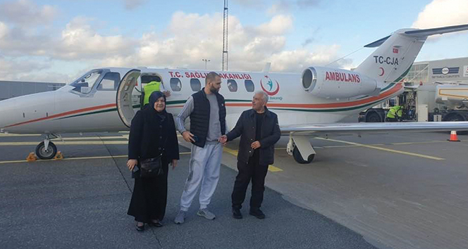 İSVEÇ’TE YAŞAYAN TÜRK VATANDAŞI TEDAVİSİ İÇİN TÜRKİYE’YE GETİRİLDİ!