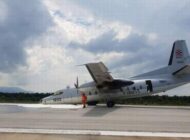 ASKERİ UÇAK BURUN ÜSTÜ ACİL İNİŞ YAPTI ! (Videolu)