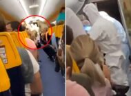 COVİD HASTASI YOLCU UÇAKTA YAKALANDI !