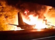 UKRAYNA’DA ASKERİ UÇAK DÜŞTÜ: 25 ÖLÜ(Videolu)