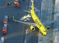 ABD’DE UÇAK PİSTTEN ÇIKTI!