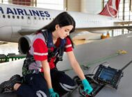 UÇAK BAKIMINLARINA KADIN ELİ DEĞDİ!