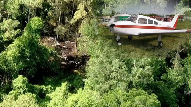 ORMANLIK ALANA DÜŞEN UÇAKTA ÜÇ KİŞİ ÖLDÜ