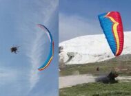 DENGESİNİ KAYBEDEN PİLOT PARAMOTORLA DÜŞTÜ!(videolu)