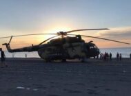 HELİKOPTER GRESUN’DA PLAJA ACİL İNİŞ YAPTI