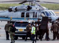 İÇİNDE DEVLET BAŞKANI BULUNAN HELİKOPTERE ATEŞ AÇILDI