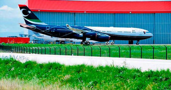 KADDAFİ’NİN UÇAĞI BAKIM İÇİN GELDİ!