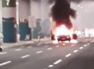 İSTABUL HAVALİMANI’NDA ARAÇ YANGINI