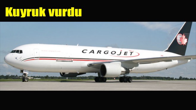 KALKIŞTA KUYRUĞUNU PİSTTE SÜRTTÜ