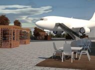 PİSTTEN ÇIKAN UÇAK PİDE SALONUNA DÖNÜŞÜYOR