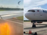 KÜBA’DAN RUSYA’YA GİEDEN UÇAĞIN MOTORUNA KUŞ GİRDİ