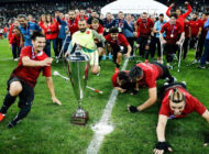 SAMSUNLU, AMPUTE MİLLİ FUTBOL TAKIMINI KUTLADI