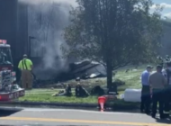ABD’DE ÖZEL JET BİNANIN ÜZERİNE DÜŞTÜ!