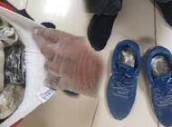 HAVALİMANINDA VÜCUDUNA SARILI UYUŞTURUCUYLA YAKALANDI