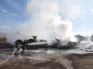 KARS HARAKANİ HAVALİMANI’NDA ‘UÇAK KAZASI’ TATBİKATI