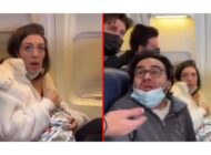 UÇAKTA KEDİ EMZİREN KADININ GÖRÜNTÜSÜ OLAY OLDU(videolu)