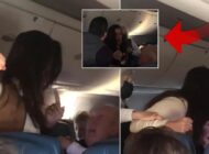 UÇAKTA ‘MASKENİ TAK’ KAVGASI