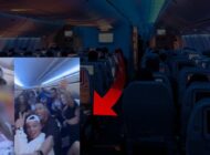 UÇAKTA MASKESİZ PARTİYE SORUŞTURMA!