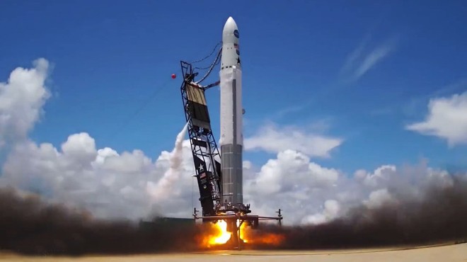 NASA UYDULARINI TAŞIYAN ROKET ERIZELENDI