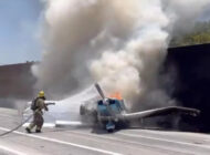 ABD’DE UÇAK OTOYOLA SERT İNİŞ YAPTI!(videolu)