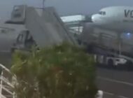 FRANSA’DA FIRTINA HAVALİMANINDA ZARAR VERDİ