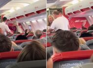 UÇAKTAKİ ŞAMPANYA KRİZİ ACİL İNİŞ YAPTIRDI