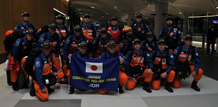 JAPON KURTARMA EKİBİ TÜRKİYE’DE