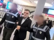 ÇÖKEN REZİDANSIN MÜTEAHHİDİ HAVALİMANINDA YAKALANDI