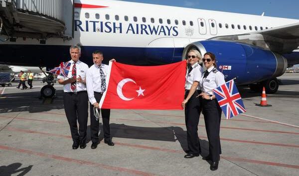 İSG’DEN BRITISH AIRWAS İLE LONDRA UÇUŞLARI BAŞLADI