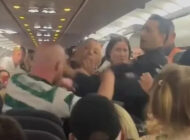 İSKOÇ YOLCU UÇAĞI BİRBİRİNE KATTI