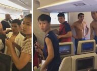 UÇAKTA YOLCULAR SICAKTAN BAYILDI