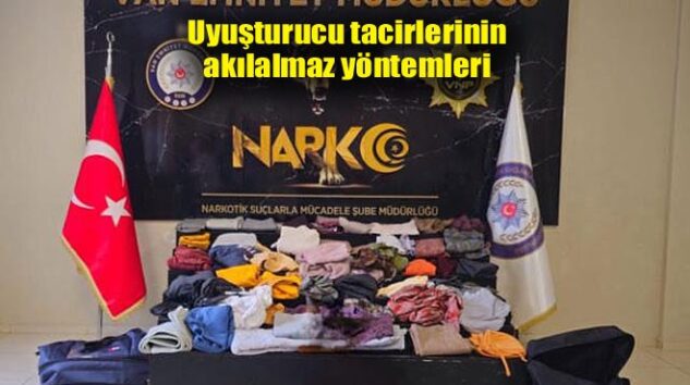 KIYAFETLERDEN UYUŞTURUCU ÇIKTI