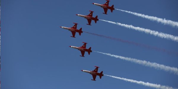 TÜRK YILDIZLARI SAMSUN’DA NEFES KESTİ