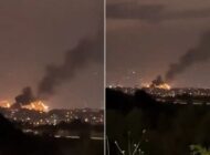 BEN GURİON HAVALİMANI’NDAN ALEVLER YÜKSELİYOR