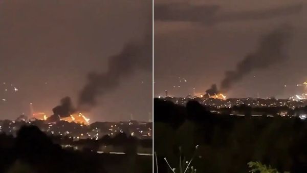 BEN GURİON HAVALİMANI’NDAN ALEVLER YÜKSELİYOR