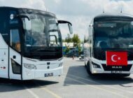 HAVAİST OTOBÜSLERİ TÜRK BAYRAĞI İLE DONATILDI