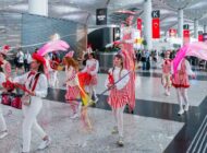 İSTANBUL HAVALİMANI’NDA ’30 AĞUSTOS’ COŞKUSU