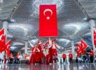 İSTANBUL HAVALİMANI’NDA, CUMHURİYETİN 102. YILI COŞKUSU