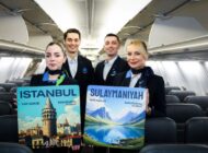 AJET, İSTANBUL’DAN SÜLEYMANİYE’YE İLK SEFERİNİ YAPTI