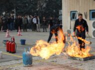 SHGM’DE YANGINLA MÜCADELE TATBİKATI YAPILDI