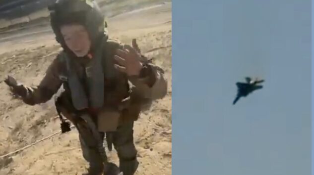 DÜŞEN ABD UÇAĞININ PİLOTU BÖYLE KURTARILDI