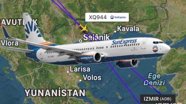 SUNEXPRESS’İN İZMİR -AMSTERDAM UÇAĞI GERİ DÖNDÜ